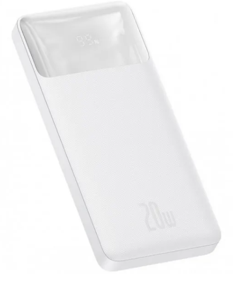 Мобільна батарея Baseus Bipow Digital Display 20W 10000mAh White (PPDML-L02)