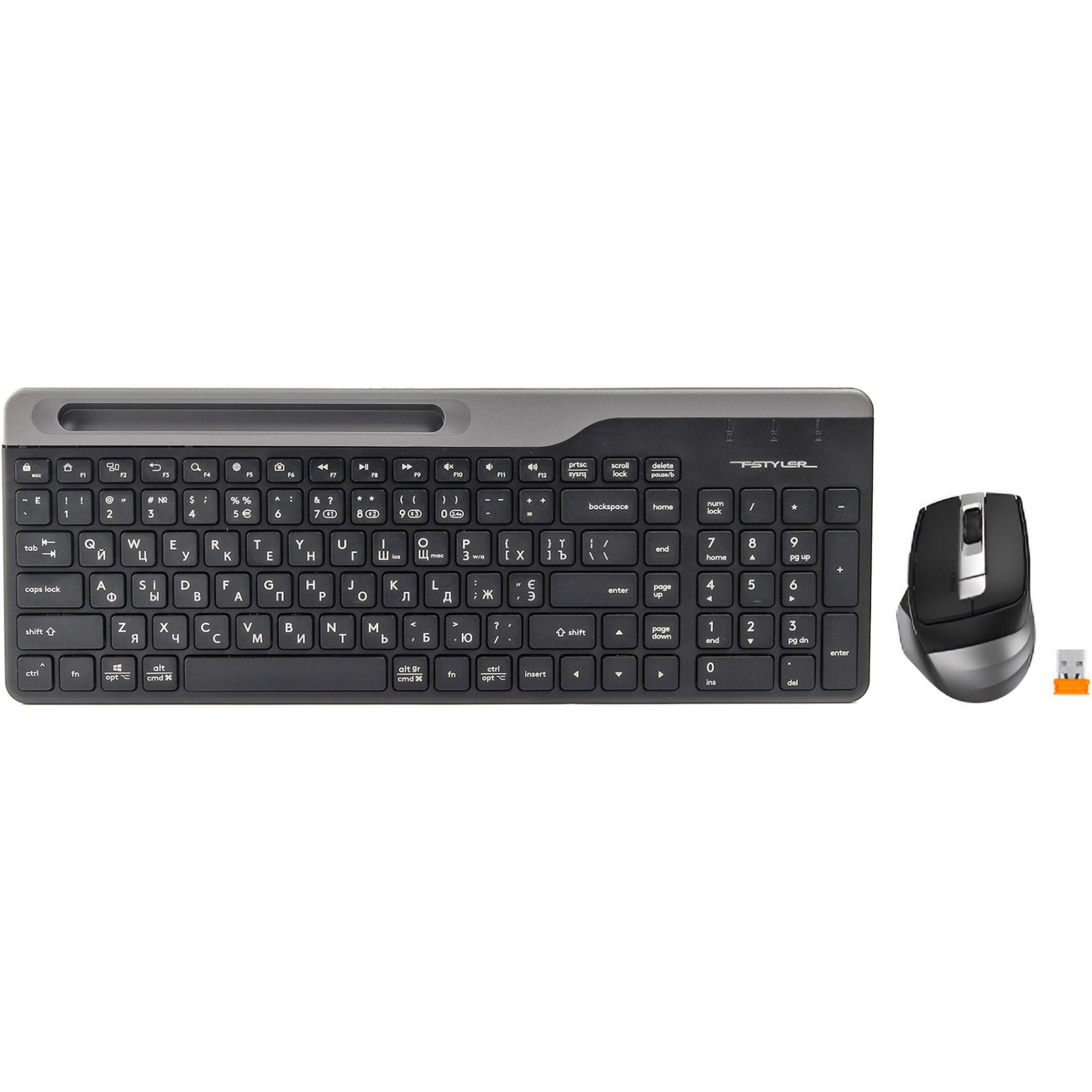 Клавіатура   мишка A4Tech FB2535C (Grey)