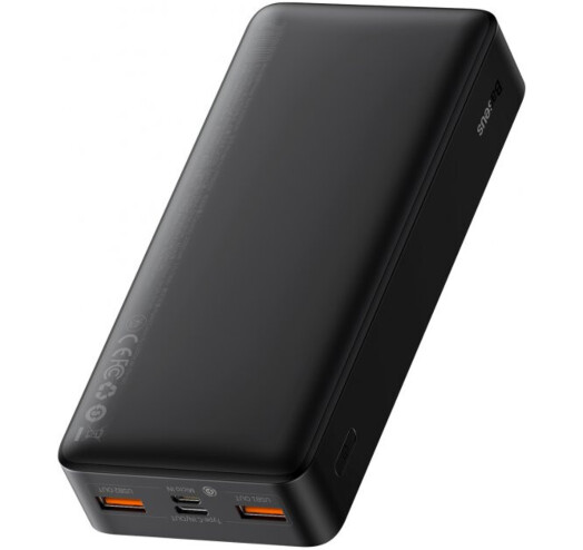 Мобільна батарея Baseus Bipow Digital Display 20W 20000 mAh Black (PPDML-M01) фото №3