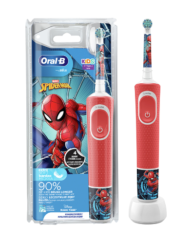 Зубная щетка Braun Oral-B D100.413.2K Spider-Man