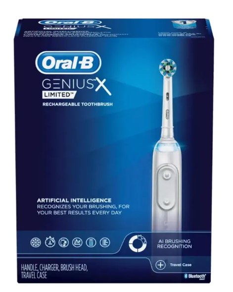 Зубна щітка Braun Oral-B Genius X/D706.513.6X White фото №3