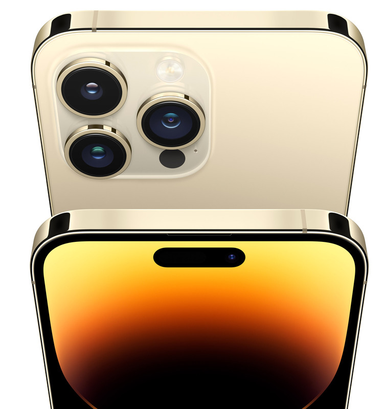 Смартфон Apple iPhone 14 Pro 128GB Gold (MQ083) фото №4