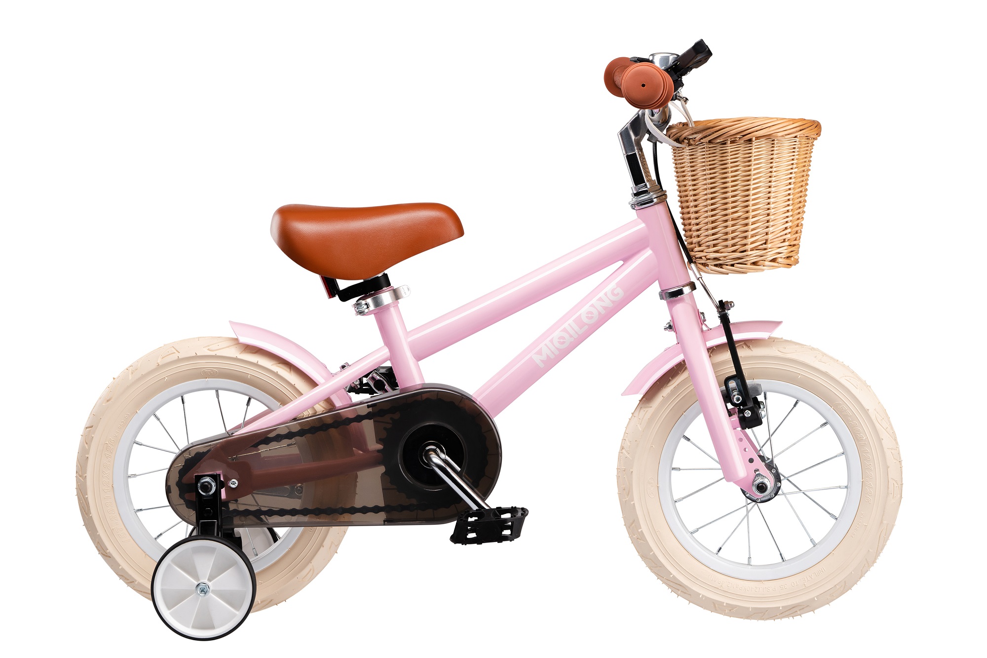 Велосипеди дитячі Miqilong RM Рожевий 12` фото №2