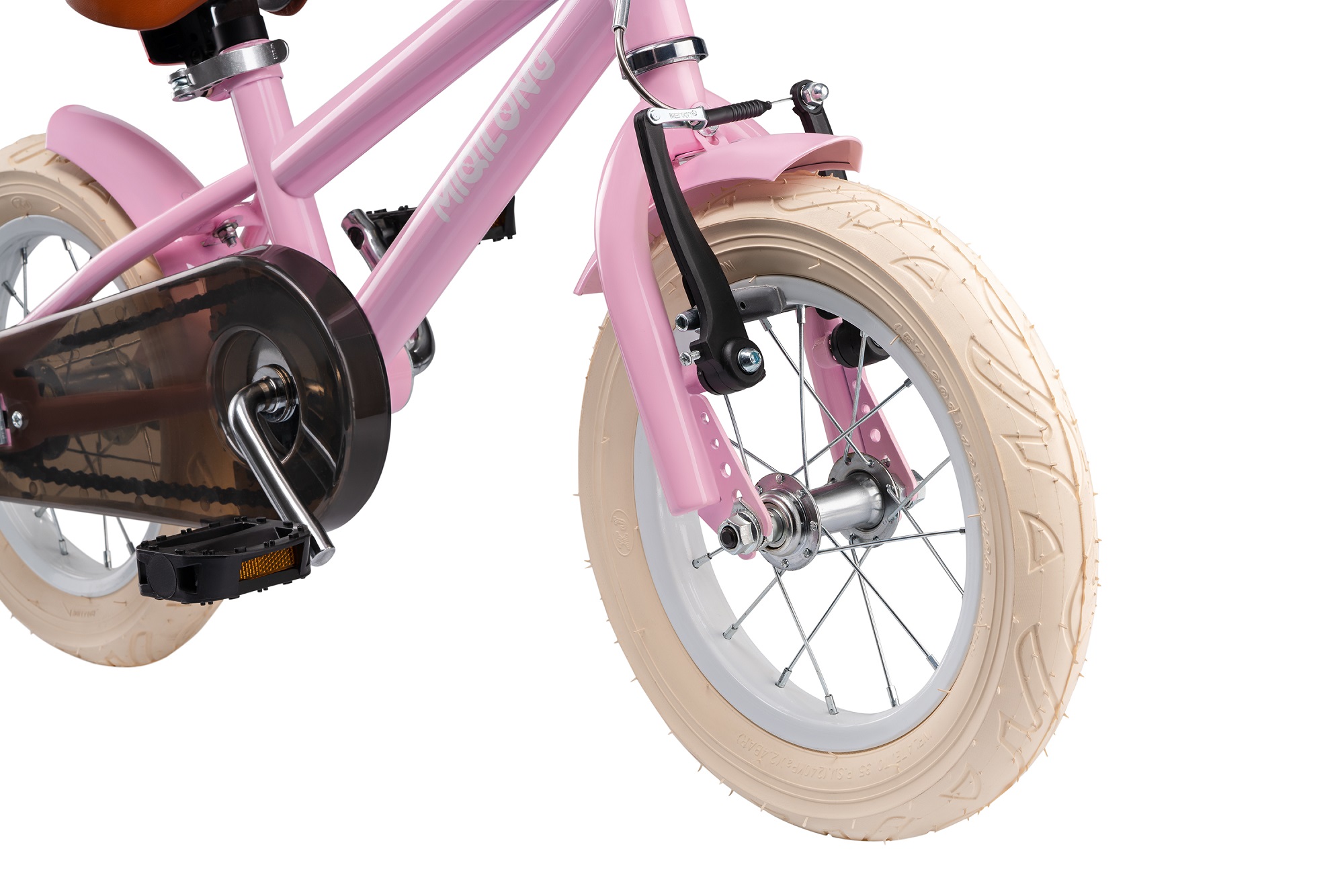 Велосипеди дитячі Miqilong RM Рожевий 12` фото №6