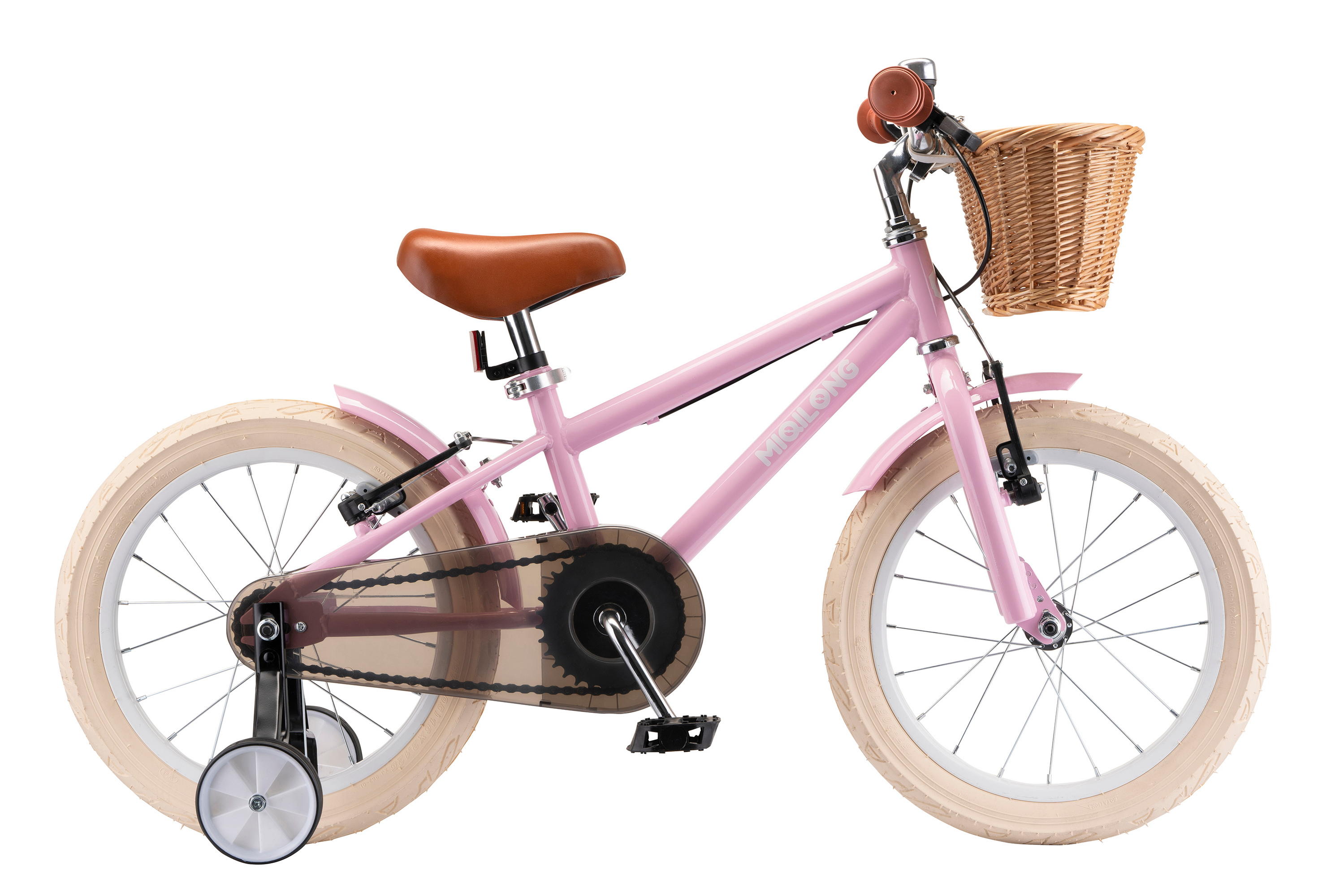 Велосипеди дитячі Miqilong RM Рожевий 16 фото №3