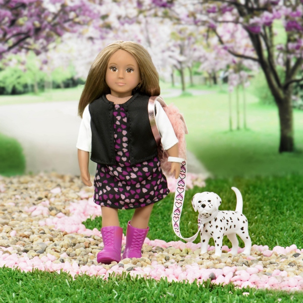 Лялька LORI 15 см Гіа з собачкою Далматинець (LO31058Z) фото №2
