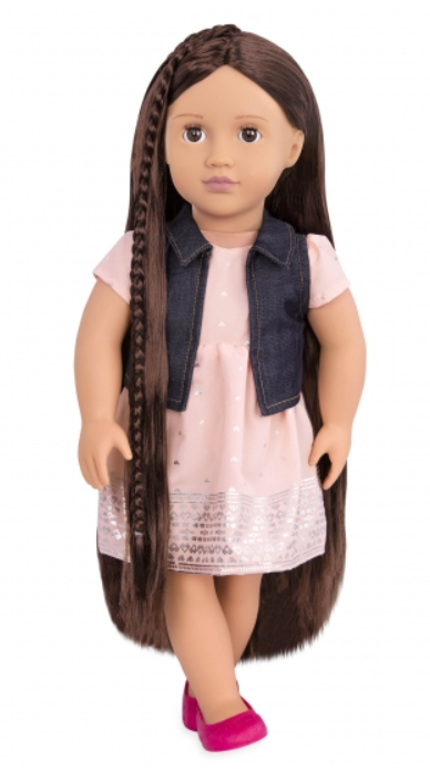 Лялька Our Generation Кейлін 46 см зі зростаючими волоссям, брюнетка (BD31204Z) фото №3