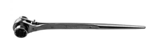 Ключ Topex для будівельних риштувань , 19x22 мм, довжина 310 мм