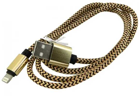 Walker USB cable C520 Lightning gold/black