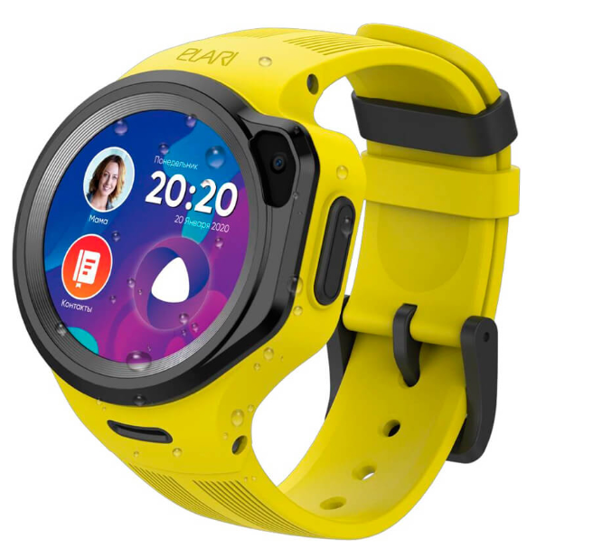 Smart годинник ELARI Elari KidPhone 4G Round Yellow (KP-4GRD-Y)
