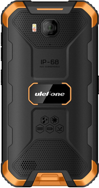 Смартфон Ulefone Armor X 6 Black Orange фото №3