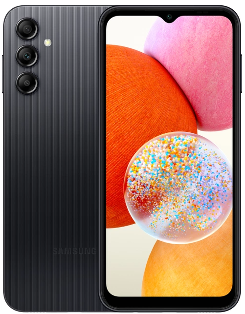 Смартфон Samsung Galaxy A14 LTE 4/64Gb Black (SM-A145FZKU)