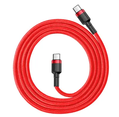 Baseus Cafule USB Cable Type-C-Type-C 3A 1m Red