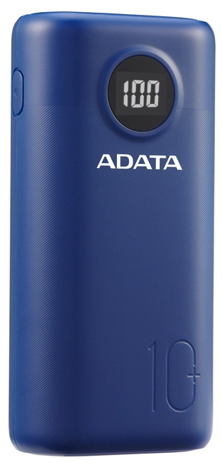 Мобільна батарея Adata P10000QCD 10000mAh QC/PD 22.5W Blue фото №3