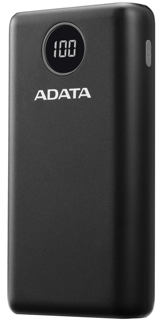 Мобільна батарея Adata P20000QCD 20000mAh QC/PD 18W Black фото №2