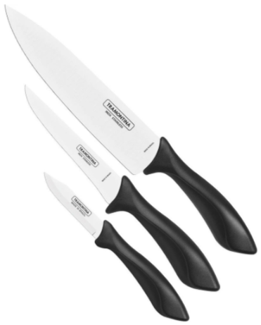 Нож Tramontina AFFILATA, 3 предмети (23699/050)