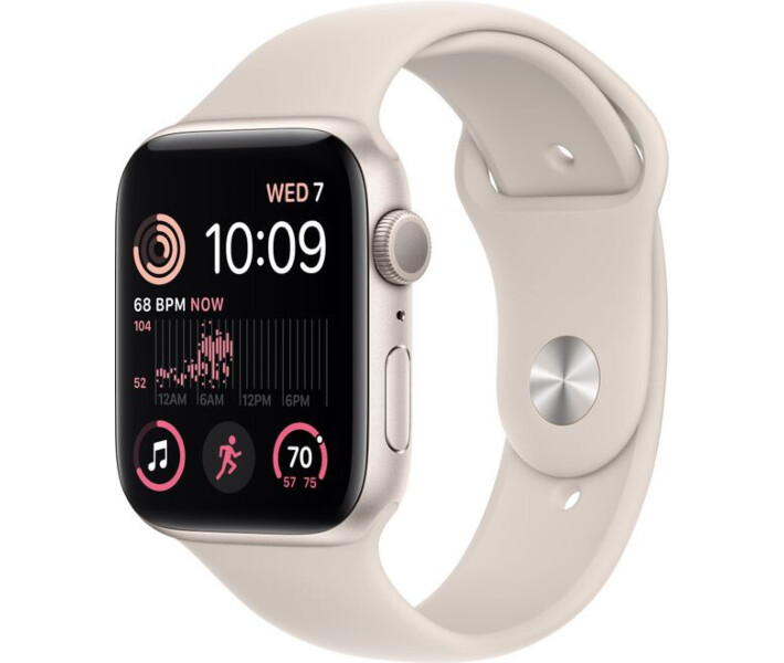 Смарт-часы Apple Watch SE GPS, 40mm Gold Aluminium Case with Starlight Sport (MKQ03LL/A)