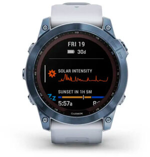 Smart годинник Garmin fenix 7X Sapph Sol Mineral Blue, GPS (010-02541-15) фото №2