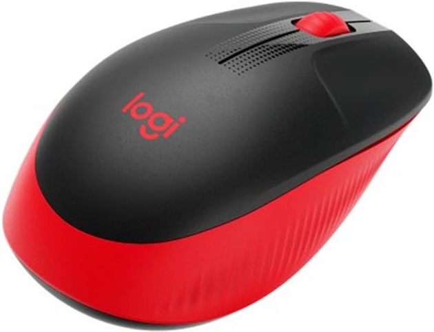 Компьютерная мыш Logitech M190 Full-size wireless mouse Червоний фото №2