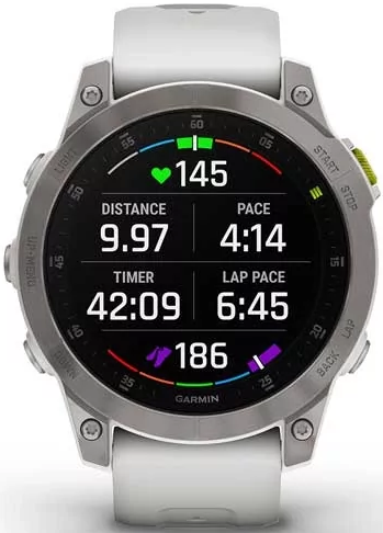 Smart годинник Garmin EPIX gen 2, Sapphire,White,Titanium, GPS (010-02582-21) фото №5