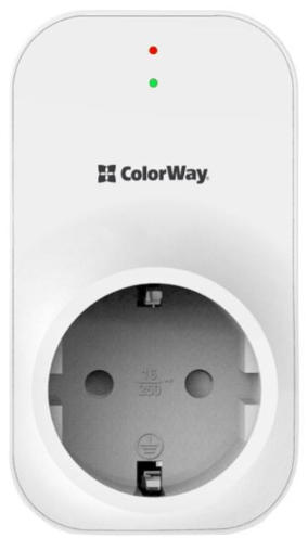 Реле напряжения Colorway 165V/260V LED1 White (16A/3680W) (CW-VR16-03L) фото №2