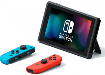 Игровая приставка Nintendo Switch OLED червоний та синій (045496453442) фото №2