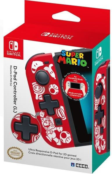 Геймпад Hori D-Pad Mario (лівий) для Nintendo Switch, Red фото №4