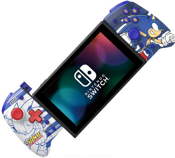 Геймпад Hori Split Pad Pro (Sonic) для Nintendo Switch, Blue 2 контролери