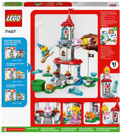 Конструктор Lego Super Mario™ Додатковий набір «Костюм Піч-кішки та Крижана вежа» (71407) фото №3