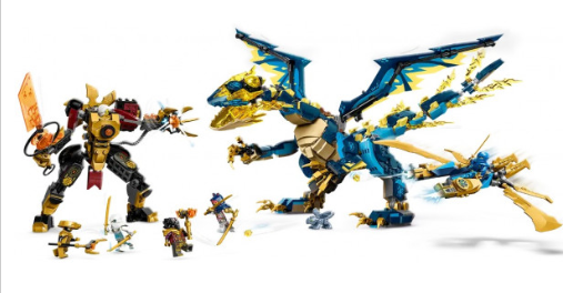 Конструктор Lego Ninjago Дракон стихій проти робота Володарки (71796) фото №4