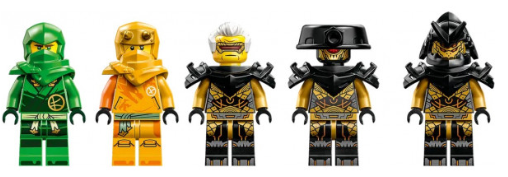 Конструктор Lego Ninjago Командні роботи ніндзя Ллойда й Арін (71794) фото №7