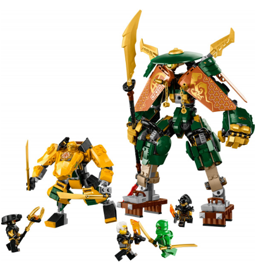 Конструктор Lego Ninjago Командні роботи ніндзя Ллойда й Арін (71794) фото №6