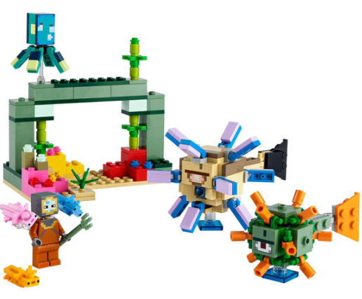 Конструктор Lego Minecraft Битва зі сторожем (21180-) фото №2
