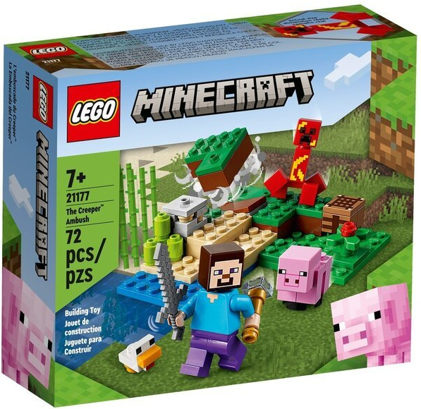 Конструктор Lego Minecraft Засідка Кріпера (21177)
