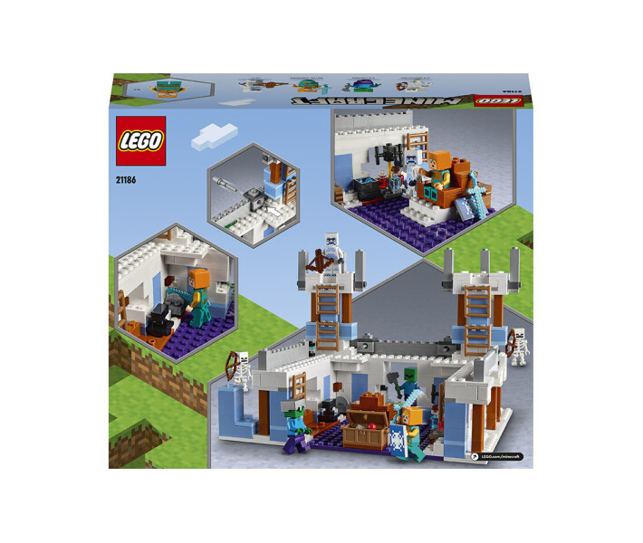 Конструктор Lego Minecraft Крижаний замок (21186) фото №6