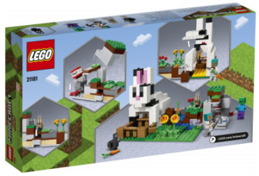 Конструктор Lego Minecraft Кроляче ранчо (21181)