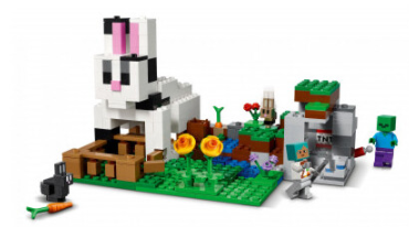 Конструктор Lego Minecraft Кроляче ранчо (21181) фото №3