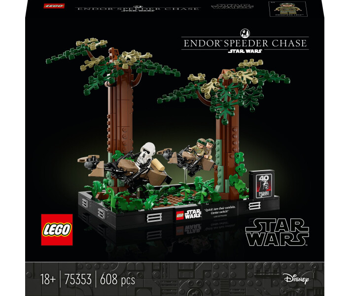 Конструктор Lego Star Wars Діорама «Погоня на спідері на Ендорі» (75353)