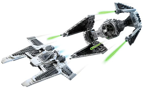 Конструктор Lego Star Wars Мандалорський винищувач проти Перехоплювача TIE (75348) фото №4