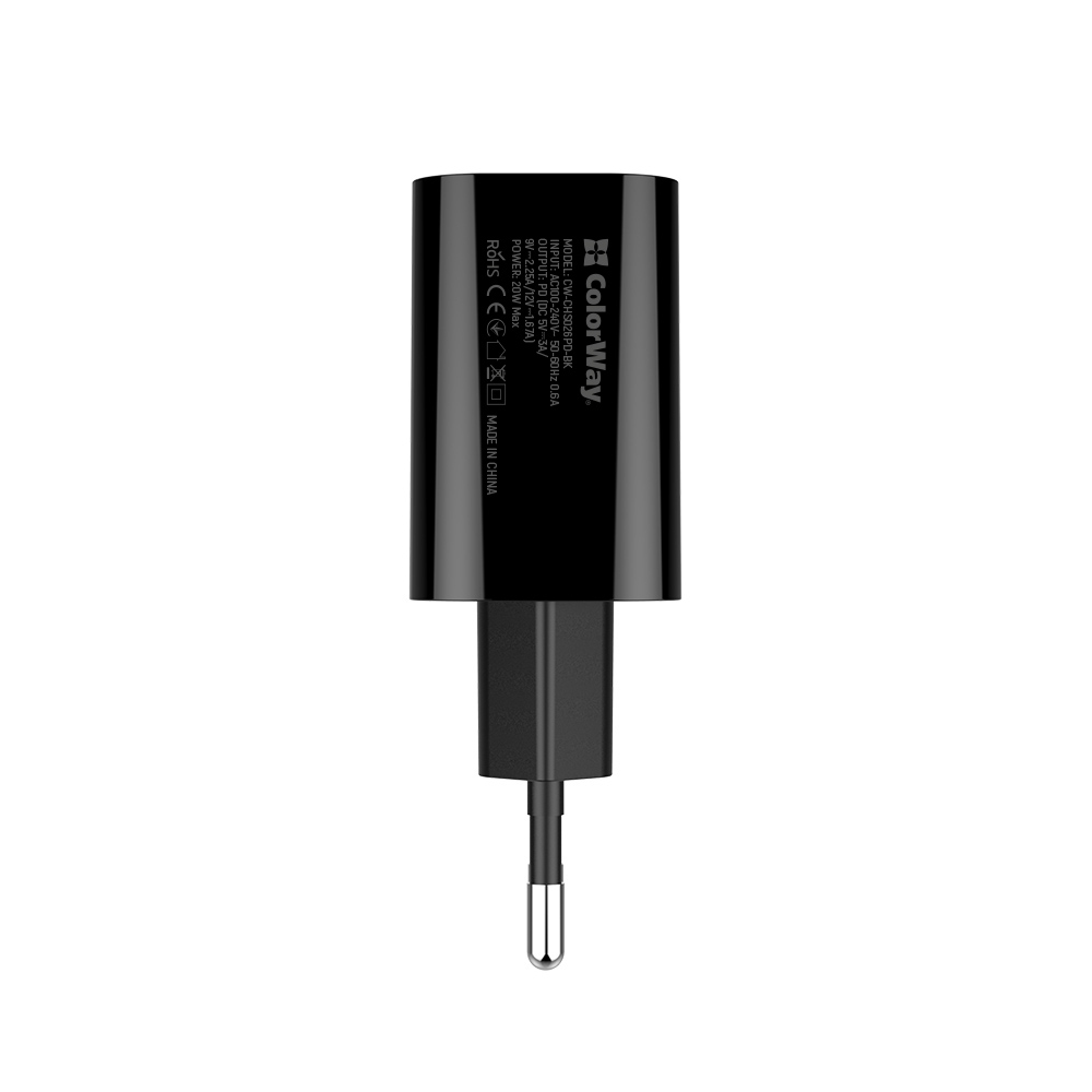 СЗУ Colorway Delivery Port USB Type-C (20W) V2 черное фото №5