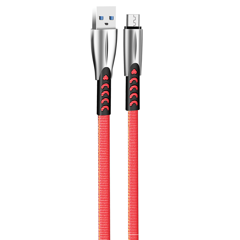 Colorway USB - MicroUSB (zinc alloy) 2.4А 1м червоний CW-CBUM011-RD фото №2