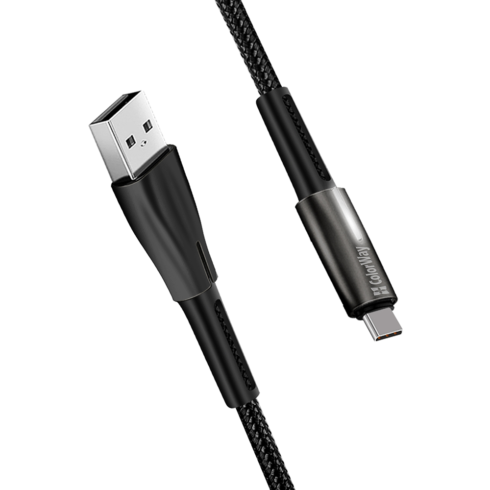 Colorway USB - Type-C (zinc alloy   led) 2.4А 1м чорний CW-CBUC035-BK фото №4