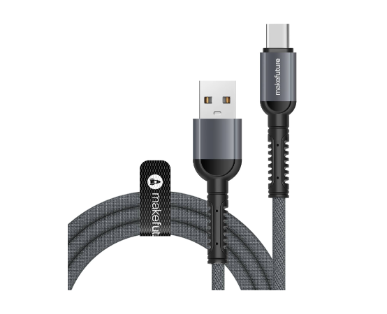 MAKE USB to Type-C 3A 1м Denim Grey (MCB-CD10GR)