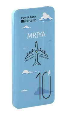 Мобільна батарея Mibrand Mriya 10000mAh 20W Blue фото №3