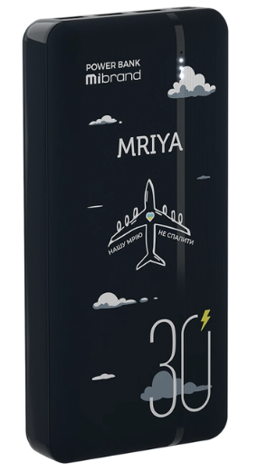 Мобільна батарея Mibrand Mriya 30000mAh 20W Black фото №2