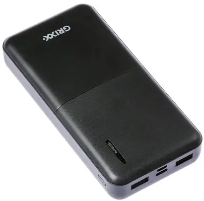 Мобильная батарея Grixx 15000 mA, Black (GREXTBP15PDB02) фото №2
