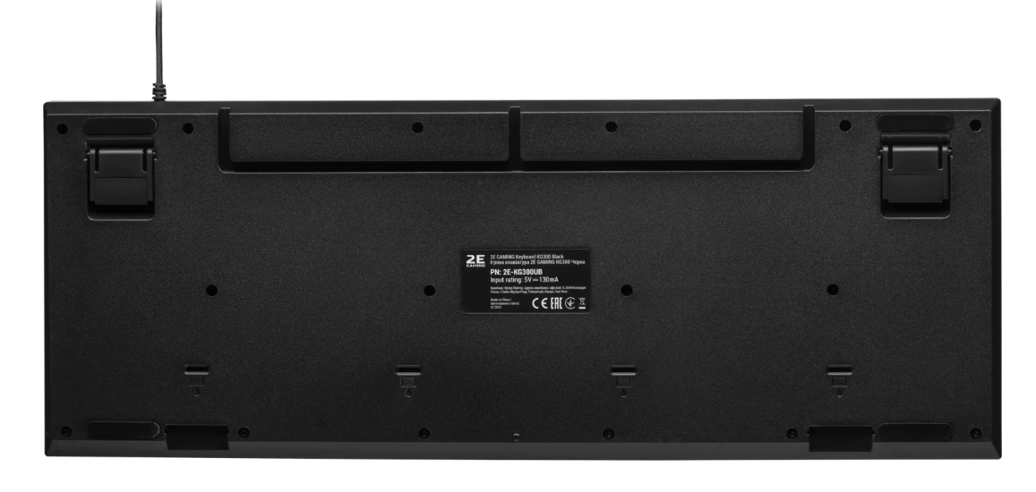 Клавіатура 2E GAMING KG300 LED USB Black UKR фото №7