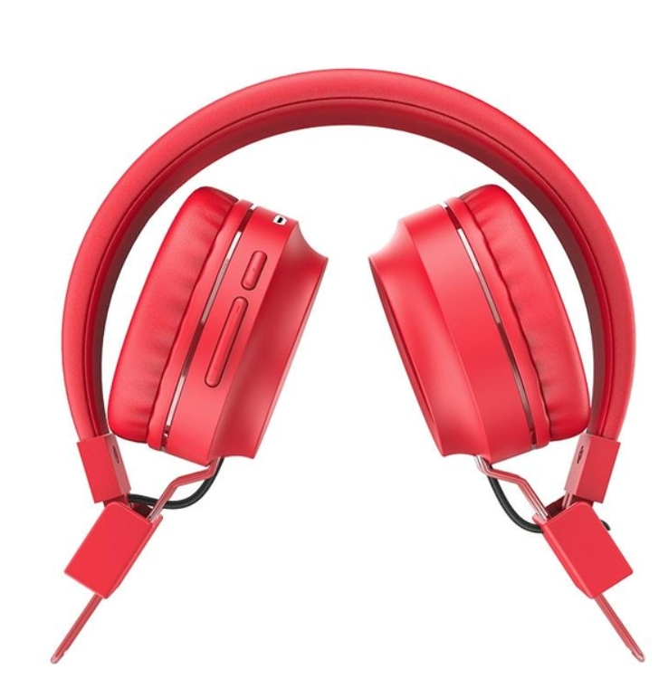 Навушники Hoco W25 Promise wireless headphones Red фото №2
