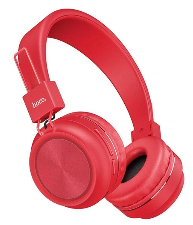 Навушники Hoco W25 Promise wireless headphones Red