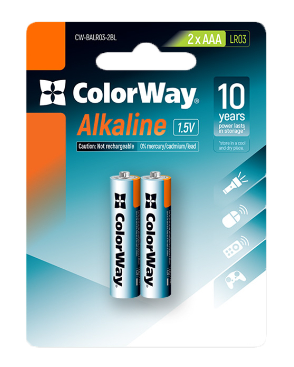 Батарейки Colorway CW-BALR03-2BL